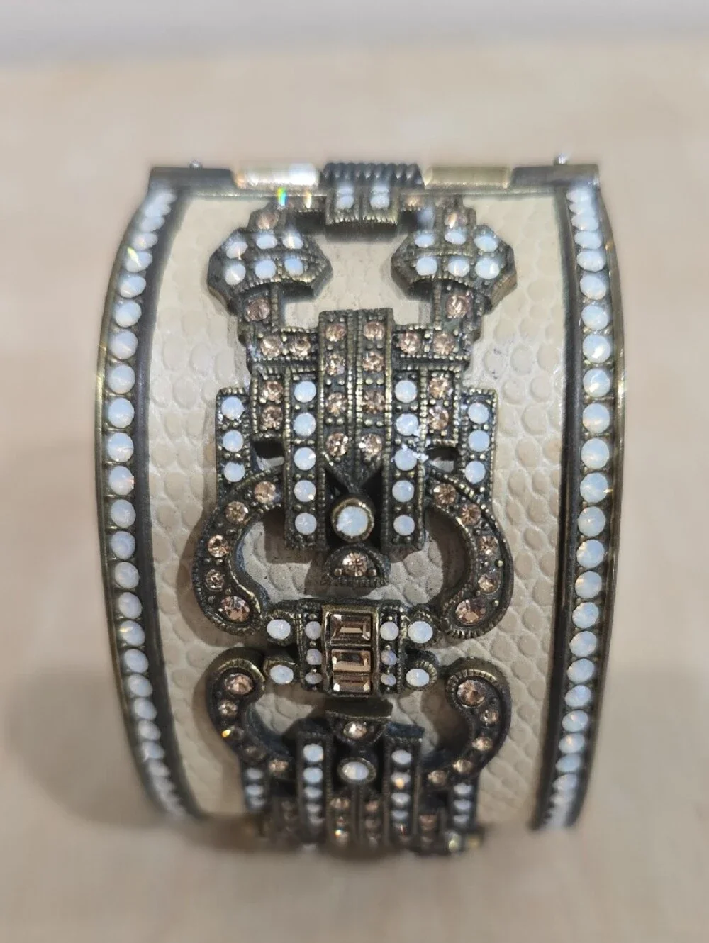 Heidi Daus ornate gunmetal